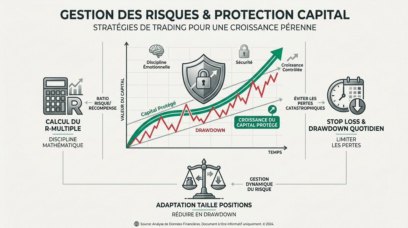 Stratégie de gestion des risques et protection du capital en trading futures