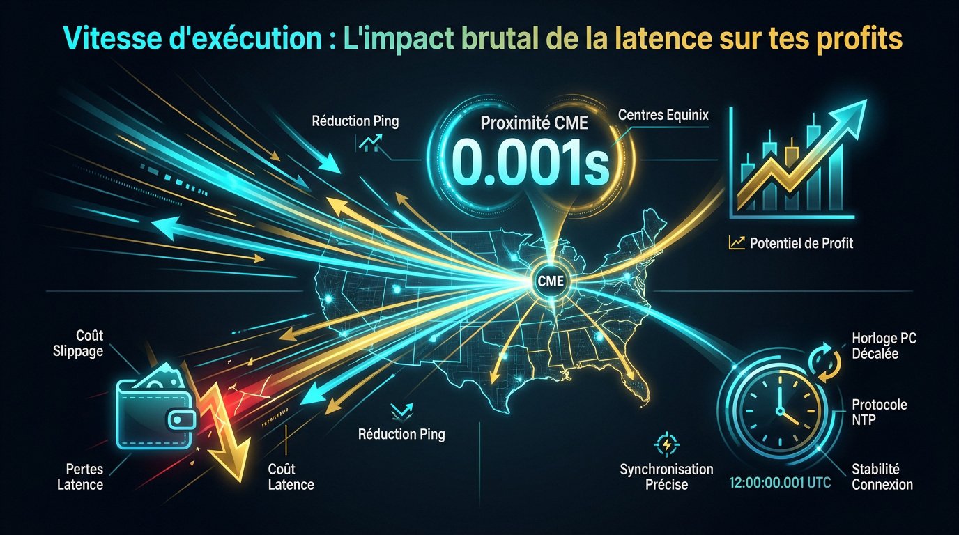 Impact de la latence sur les profits en trading futures