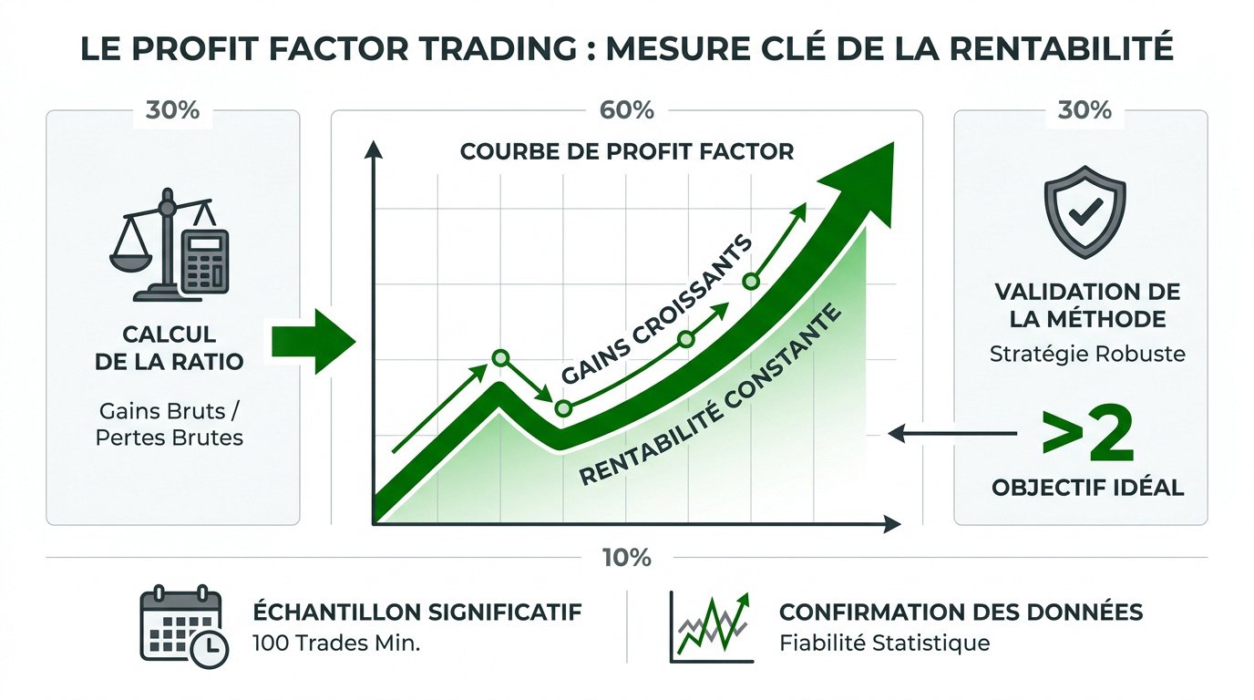 Graphique de performance trading